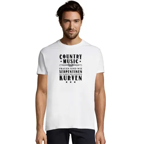 Damen Country Music Line Dance Western Musik Männer T-Shirt