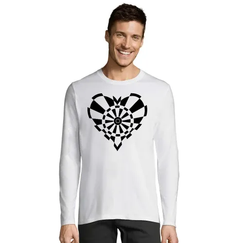 Dartscheiben Herz T-Shirt Männer Imperial LSL