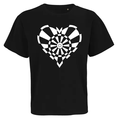 Dartscheiben Herz Männer T-Shirt