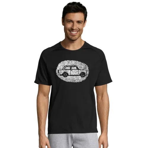Daumenabdruck Trabi Männer T-Shirt