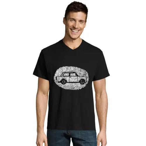 Daumenabdruck Trabi Männer T-Shirt