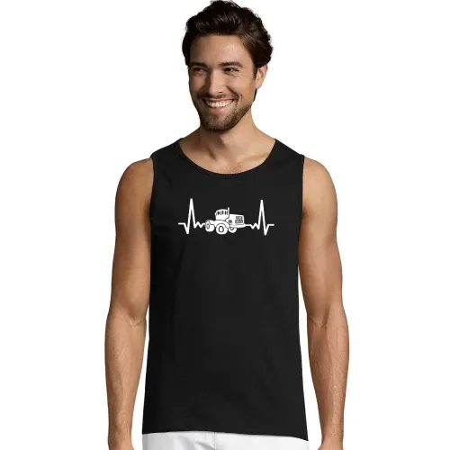 DDR Trecker Herzschlag K700 Schlepper Traktor Puls Männer T-Shirt