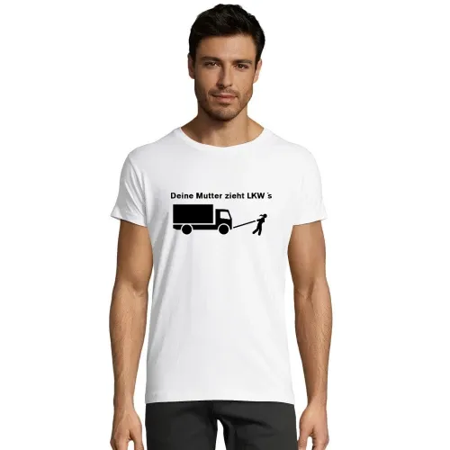 Dein Mutter zieht LKW´s Männer T-Shirt