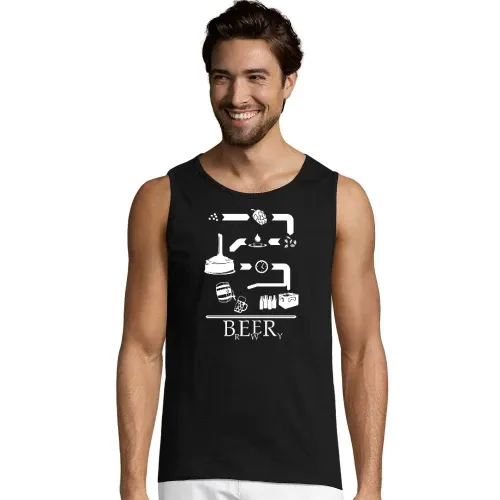 Der Weg des Bieres Männer T-Shirt
