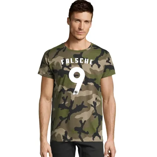 Deutschland falsche Neun 9 Rückennummer Männer T-Shirt
