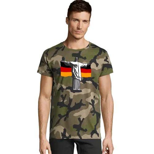 Deutschland Jesus in Rio Männer T-Shirt