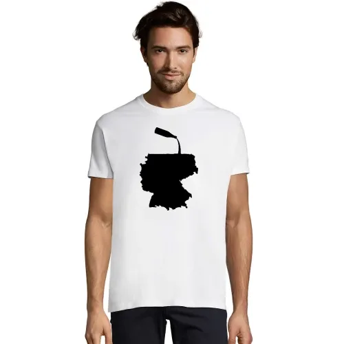 Deutschland mit Bier gefüllt Männer T-Shirt
