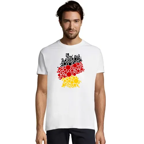 Deutschland schwarz rot gold in Kreisen T-Shirt