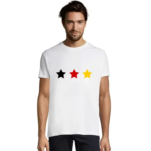 Deutschlands 3 Sterne Männer T-Shirt Deutschlands 3 Sterne T-Shirt