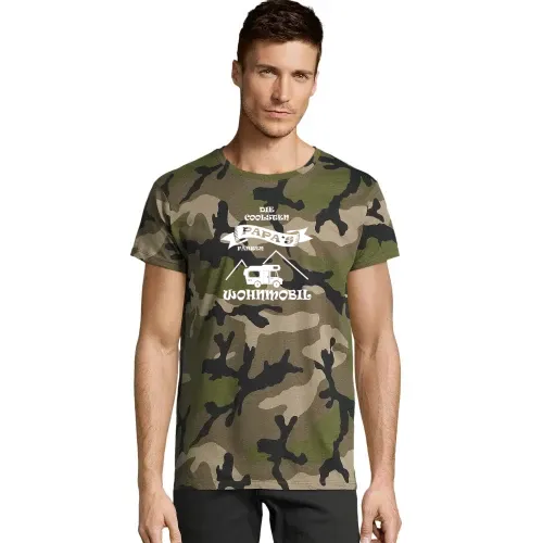 Die Coolsten Papas Fahren Wohnmobil Womo Camper Männer T-Shirt