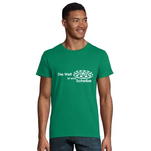 Die Welt ist eine Scheibe Männer T-Shirt