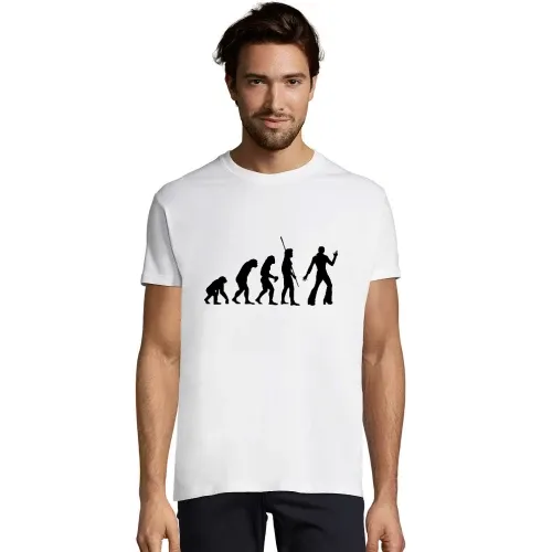Disco Evolution T-Shirt Männer Imperial