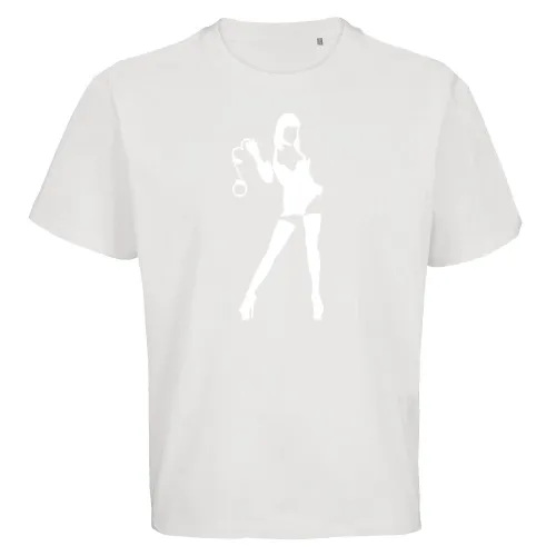 Domina mit Handschellen Männer T-Shirt