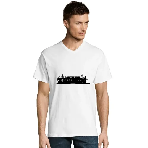 Dortmund Stadion Silhouette Männer T-Shirt