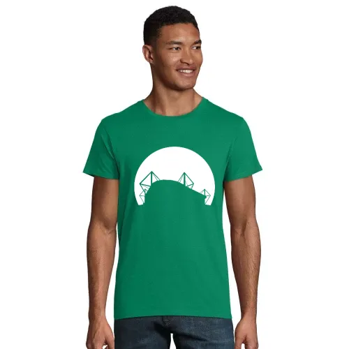 Dortmunder Fussballstadion im Sonnenuntergang Männer T-Shirt