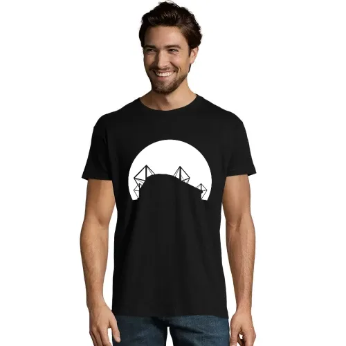 Dortmunder Fussballstadion im Sonnenuntergang Männer T-Shirt
