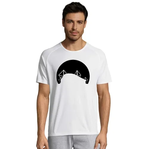 Dortmunder Fussballstadion im Sonnenuntergang Männer T-Shirt