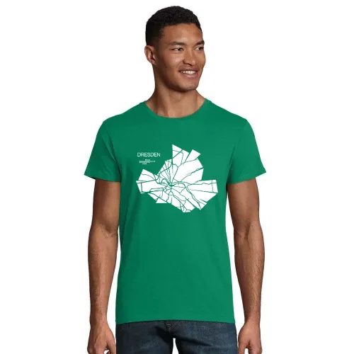 Dresden Karte Männer T-Shirt