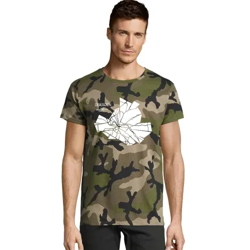 Dresden Karte Männer T-Shirt