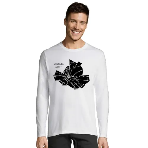 Dresden Karte Männer T-Shirt