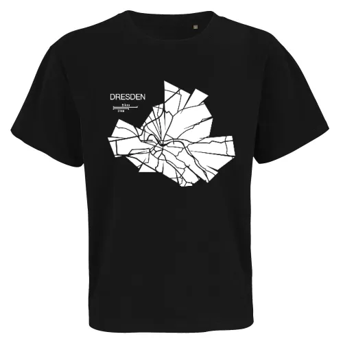 Dresden Karte Männer T-Shirt