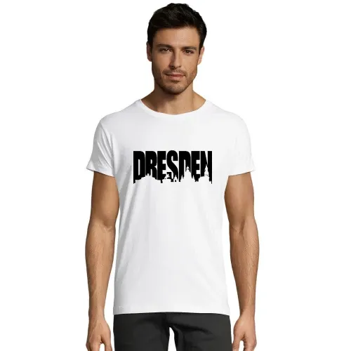 Dresden Skylineschatten Männer T-Shirt
