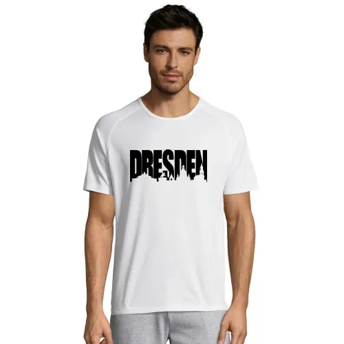Dresden Skylineschatten Männer T-Shirt
