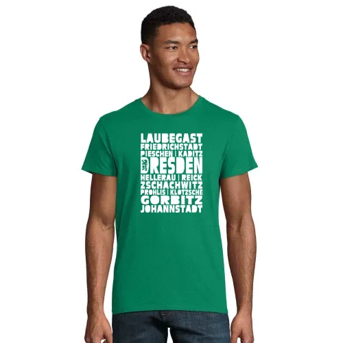 Dresden Stadtteile Männer T-Shirt