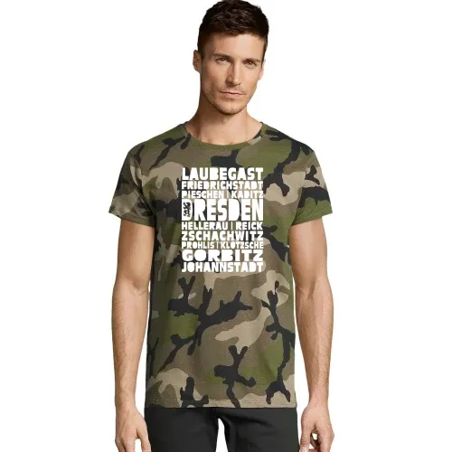 Dresden Stadtteile Männer T-Shirt
