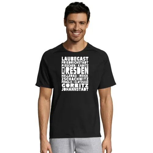 Dresden Stadtteile Männer T-Shirt