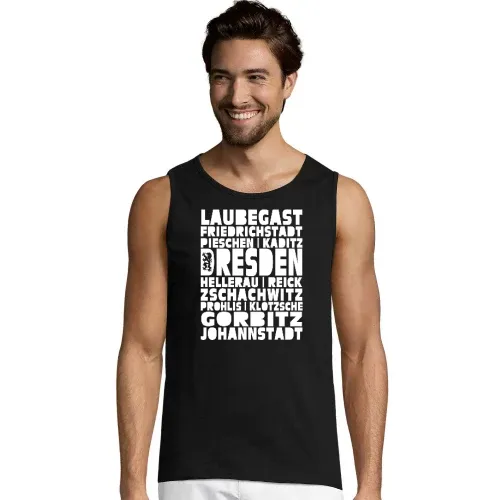 Dresden Stadtteile Männer T-Shirt