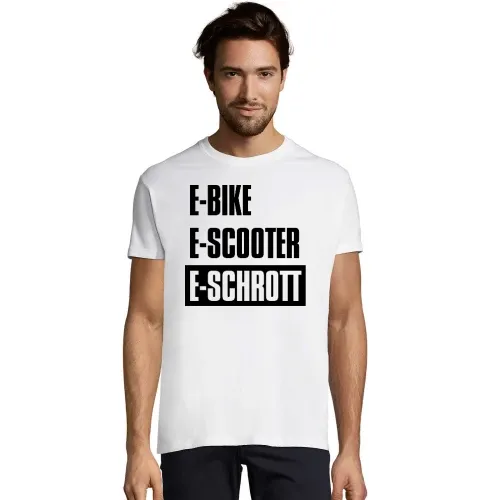 E-Bike E-Scooter E-Schrott Männer T-Shirt