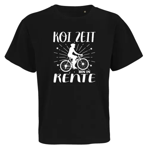 E-Bike Rente Koi Zeit Ebike Rentner Schwäbisch Männer T-Shirt