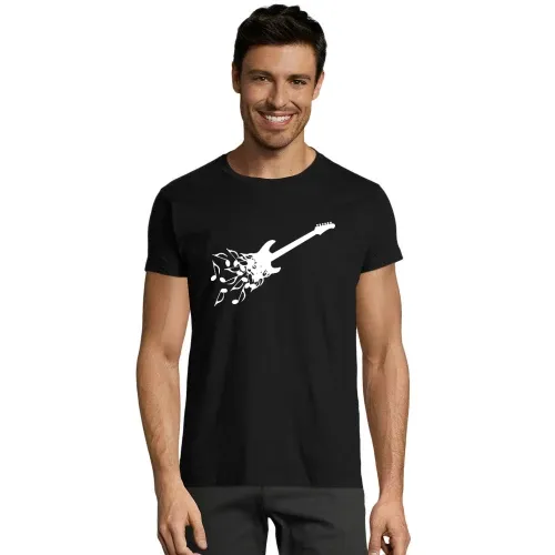 E-Gitarre aus Noten Männer T-Shirt