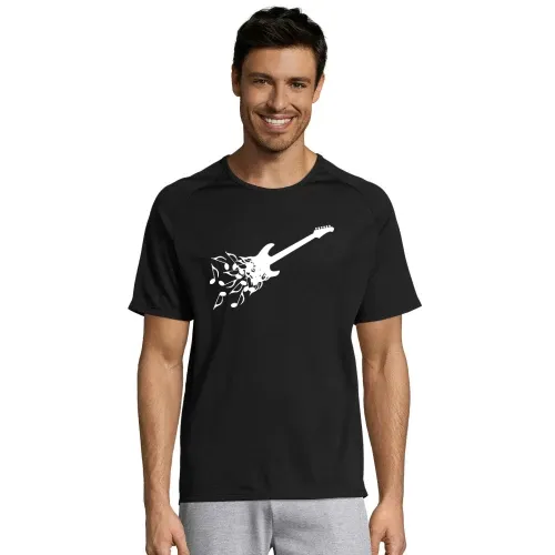 E-Gitarre aus Noten Männer T-Shirt