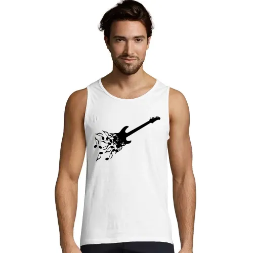 E-Gitarre aus Noten Männer T-Shirt