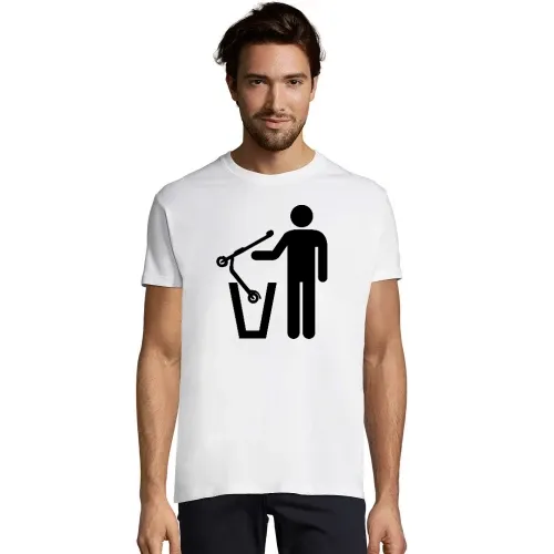 E-Roller Mülltonne Männer T-Shirt