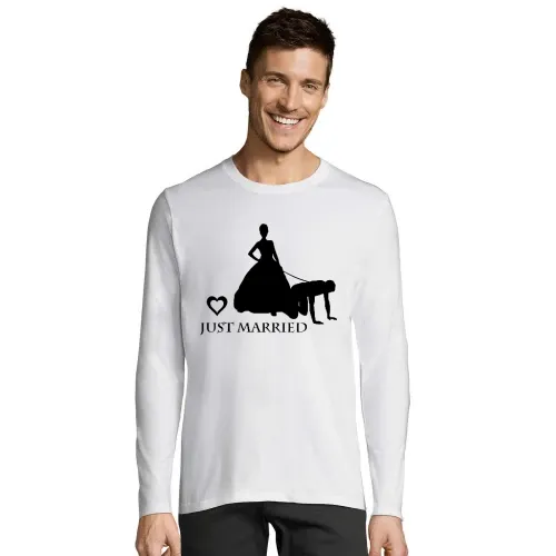 Ehemann von Frau an Leine Männer T-Shirt