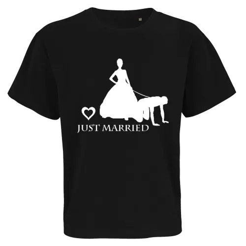 Ehemann von Frau an Leine Männer T-Shirt