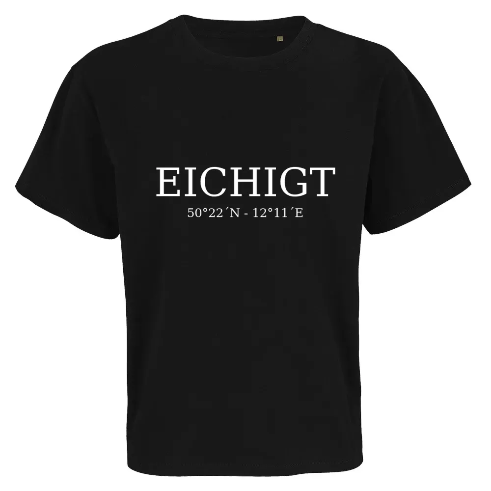  Männer T-Shirt mit Aufdruck 'Eichigt Koordinaten'