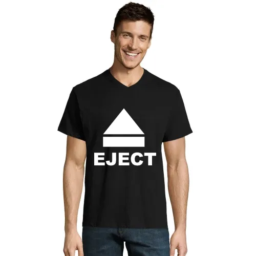 Eject Kassetten auswerfen Männer T-Shirt