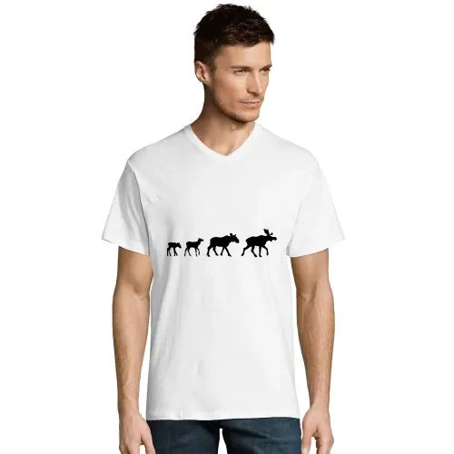 Elch Familie Männer T-Shirt