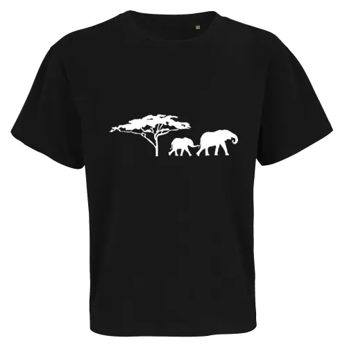 Elefanten in der Savanne Männer T-Shirt