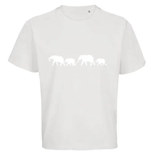 Elefantenfamilie Männer T-Shirt