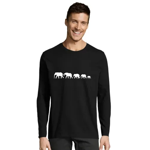Elefantenfamilie XXL Männer T-Shirt