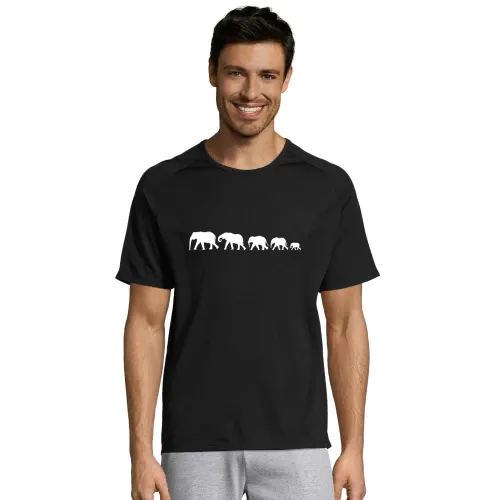 Elefantenfamilie XXL Männer T-Shirt