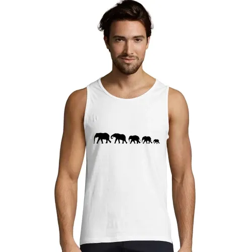 Elefantenfamilie XXL Männer T-Shirt