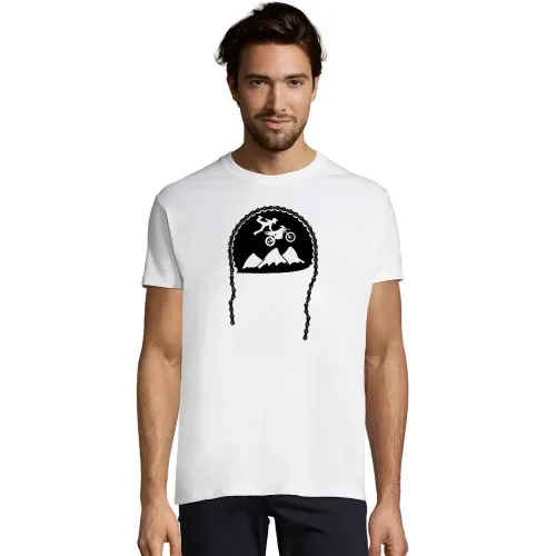 Enduro Sprung Kettenblatt Männer T-Shirt Enduro Sprung Kettenblatt T-Shirt