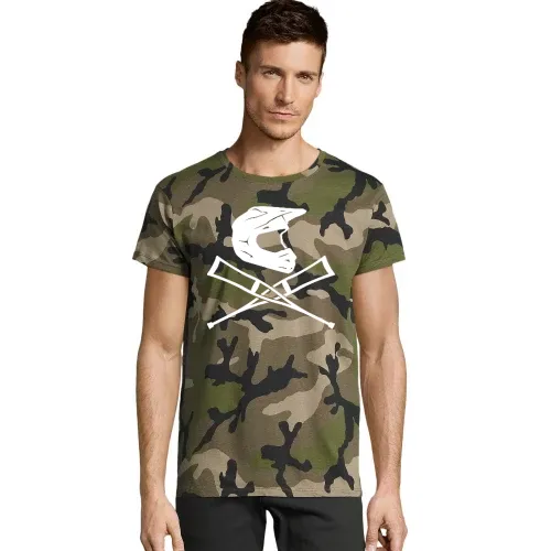 Endurohelm mit Krücken 2.0 Männer T-Shirt