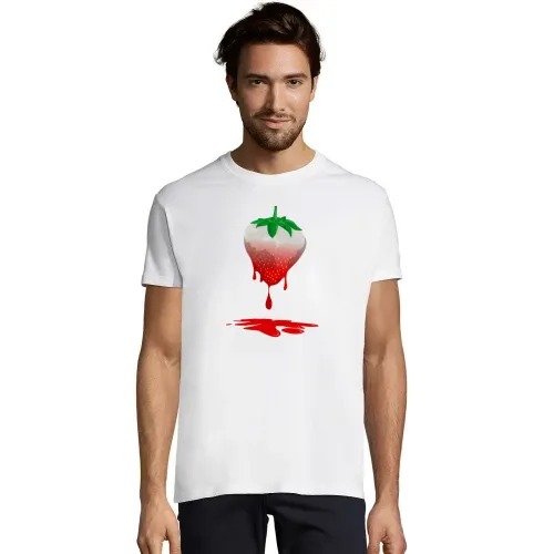 Erdbeerenfarbe T-Shirt